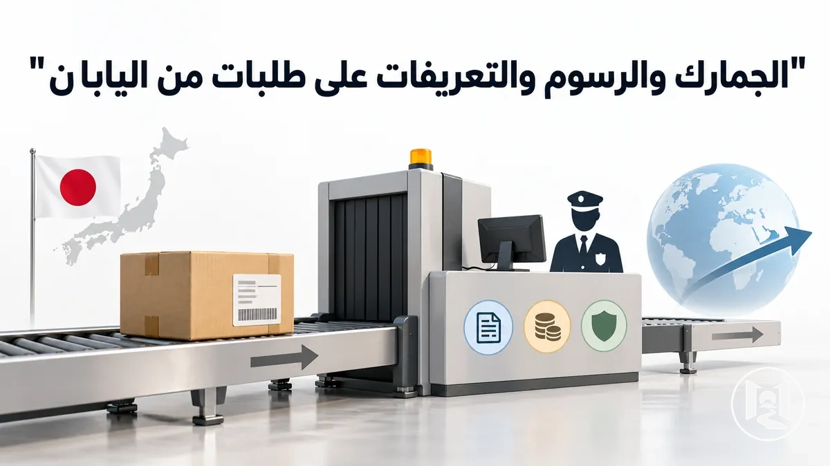 الجمارك والرسوم والتعريفات الجمركية المطبقة على طلب عبر الإنترنت من اليابان